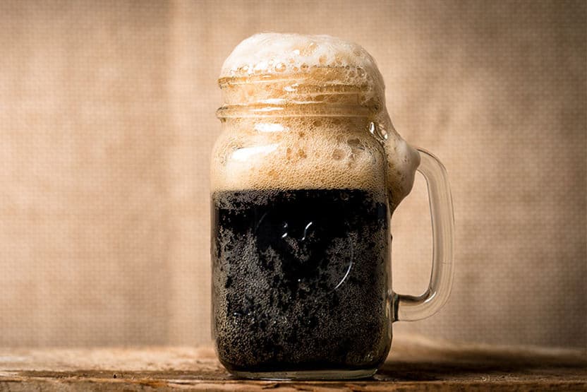 Creamy and Foamy Root Beer