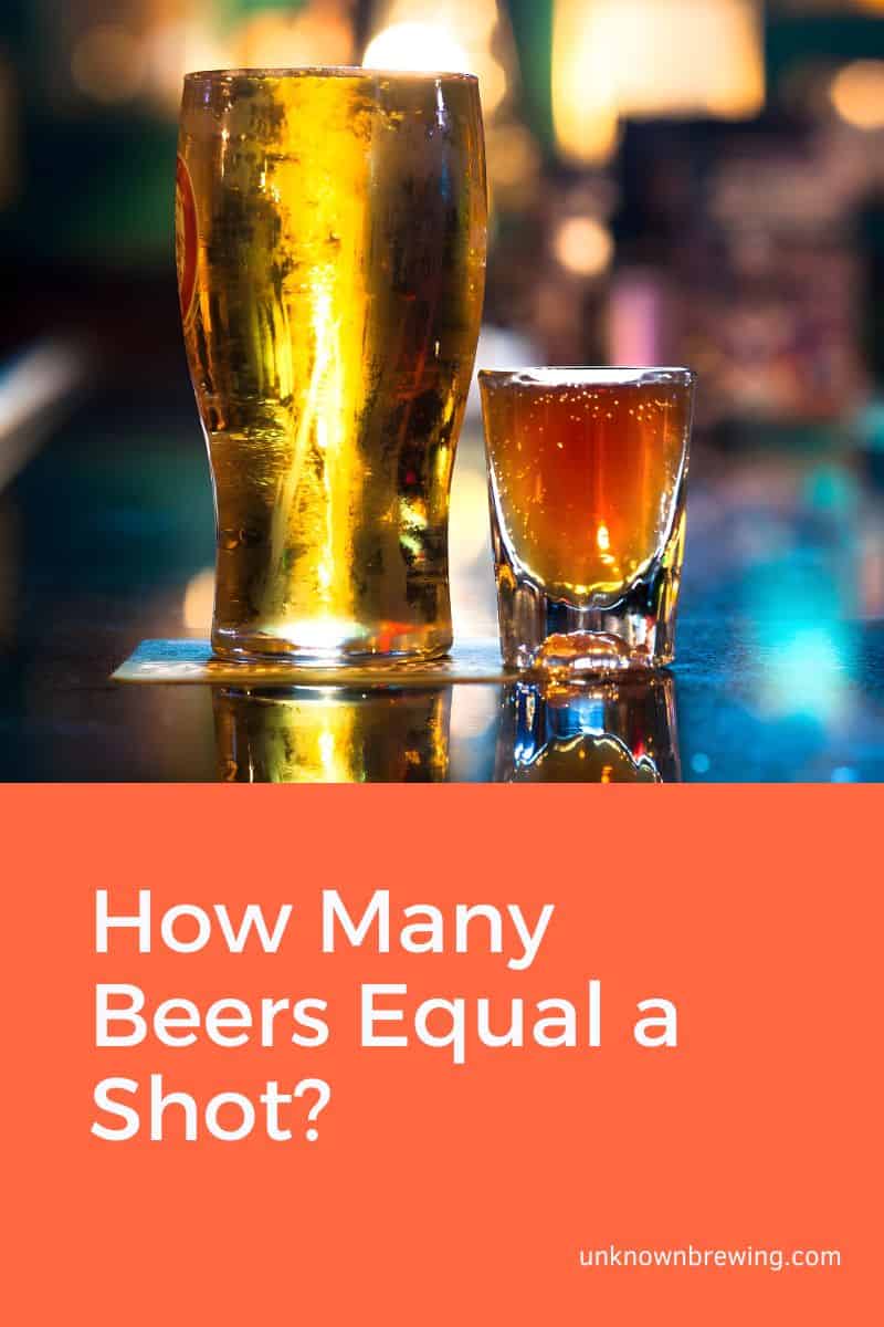 How Many Beers Equal Shot