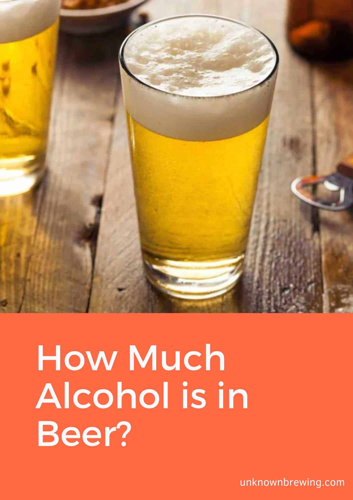 How Much Alcohol is in Beer