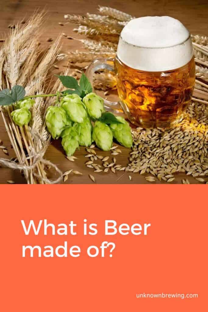 What is Beer made of? (4 Basic ingredients)