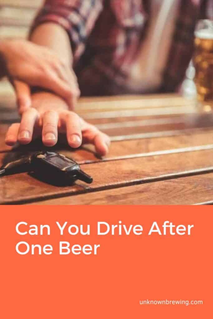 Can You Drive After One Beer?