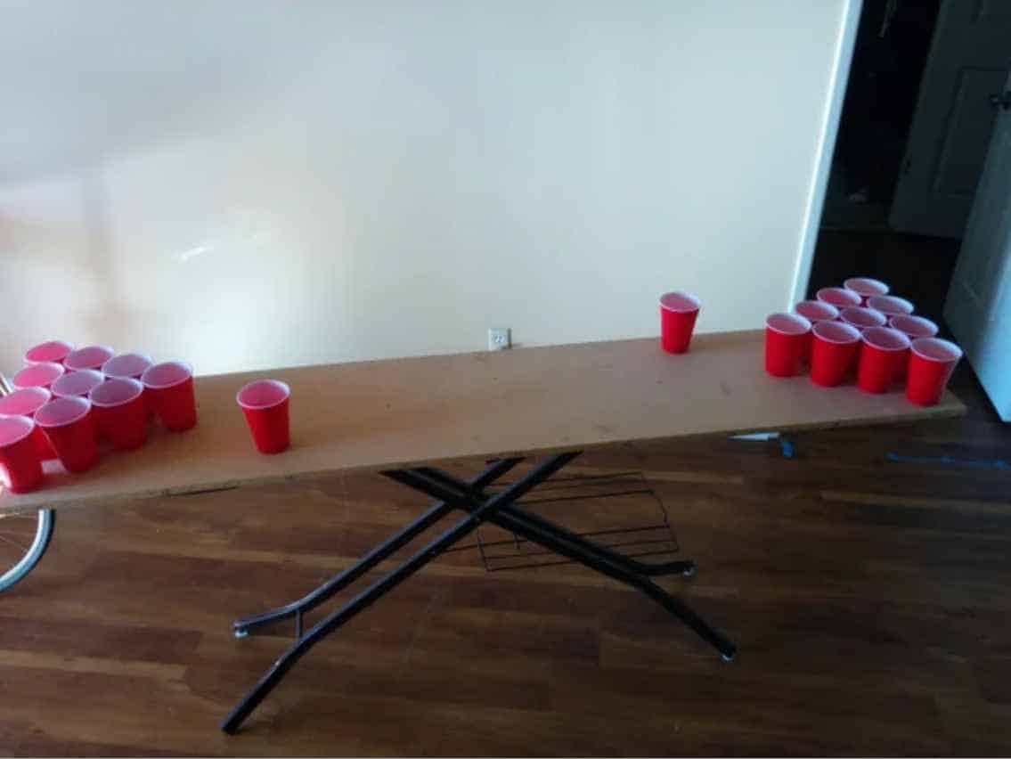 College Beer Pong Table