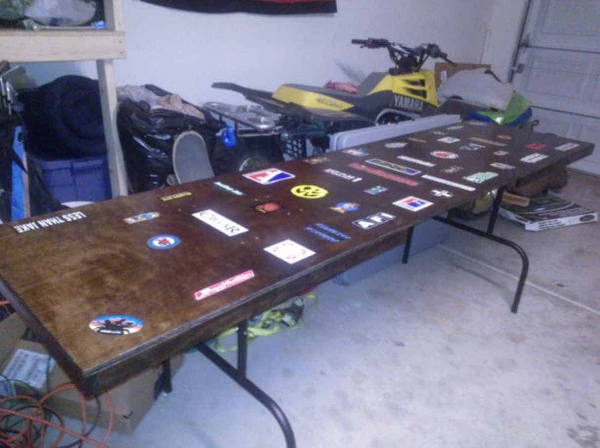 Homemade Beer Pong Table