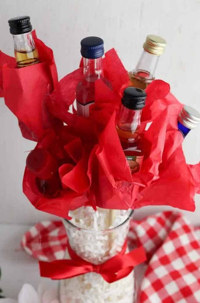 DIY Booze Bouquet