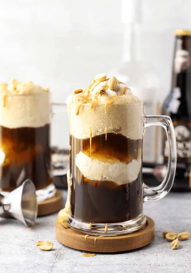 Boozy Peanut Butter Twist on a Root Beer Float