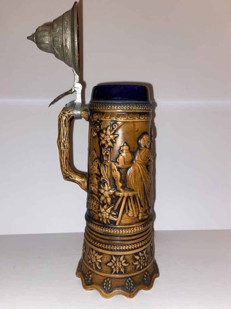 Carved German Steins