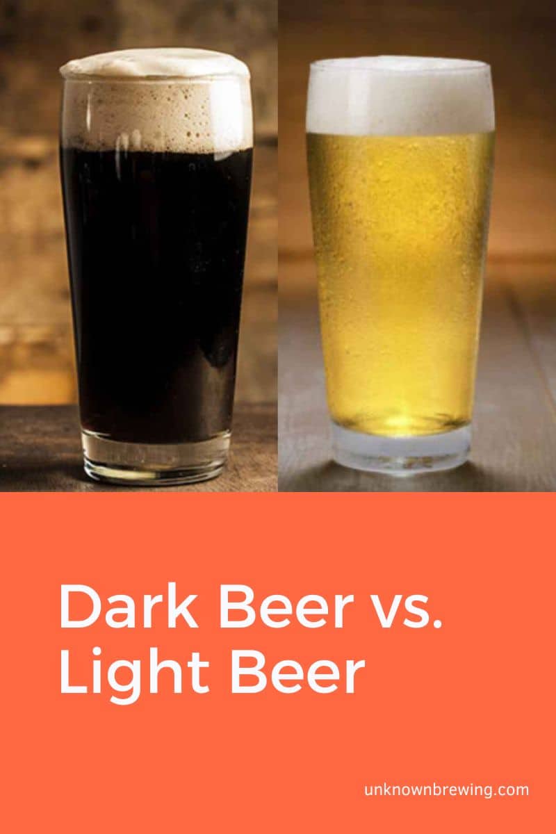 Dark Beer vs. Light Beer Color, Flavor,Brewing Process and More