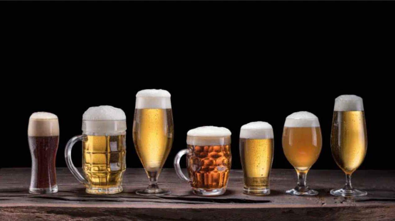 Type of beer glasses deals