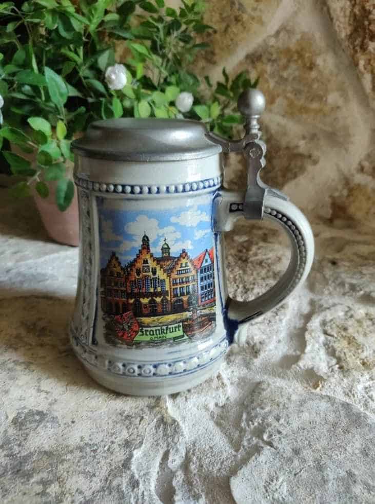 German Beer Stein Hand-Paintings