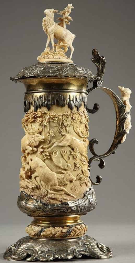 Ivory German Steins