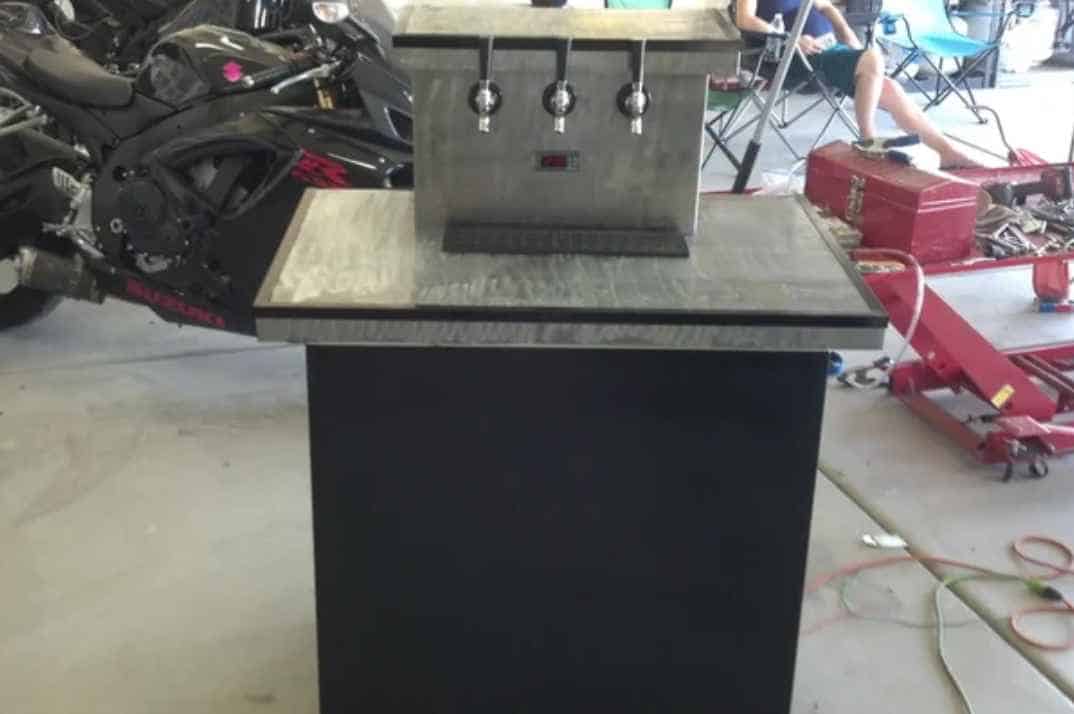 Keezer With a 3-Tap Tower