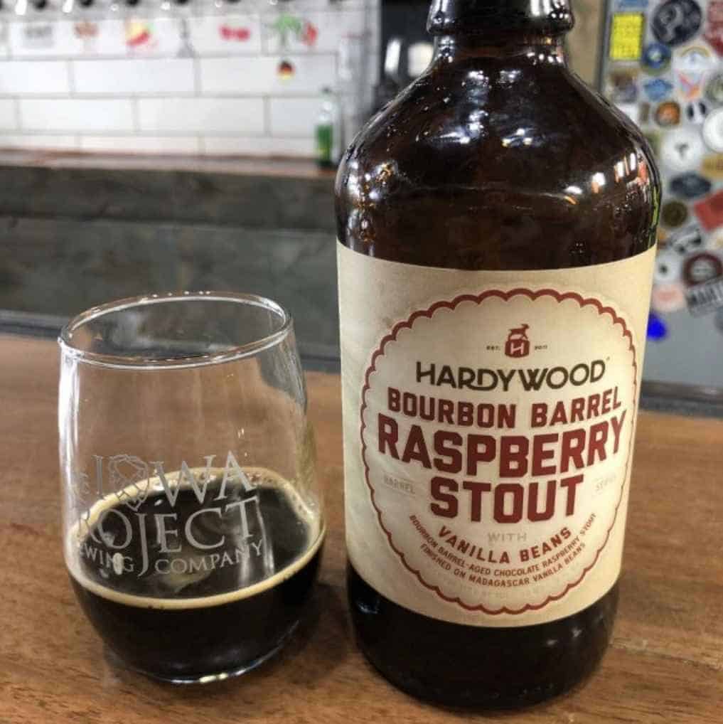 Raspberry Stout with Vanilla Beans by Hardywood