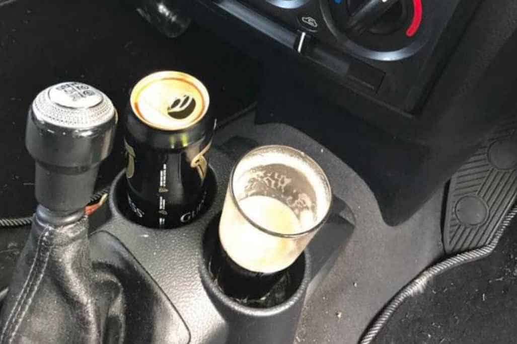 Beers Wait Patiently in the Car
