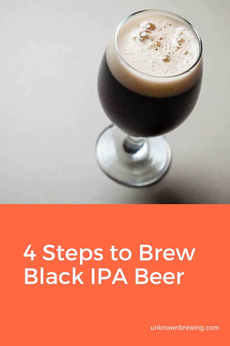 4 Steps to Brew Black IPA Beer (Step-by-Step Guides)