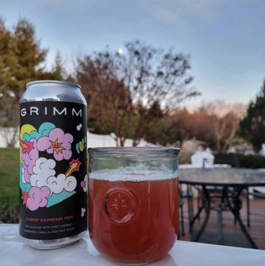 Cherry Raspberry Pop! By Grim Artisanal Ales