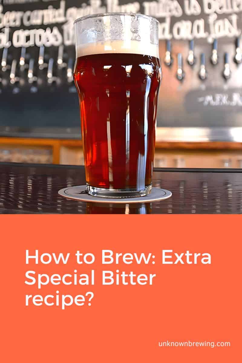 How to Brew Extra Special Bitter recipe
