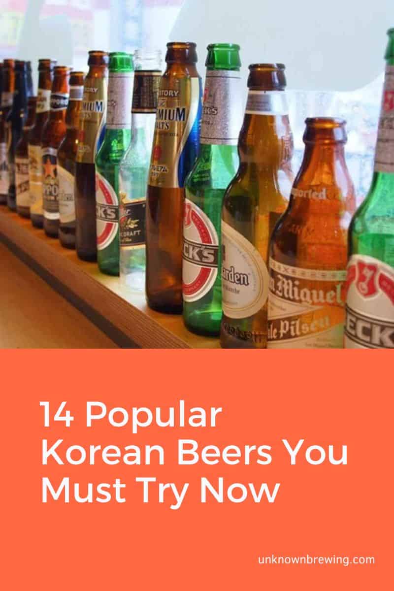 14 Popular Korean Beers You Must Try Now