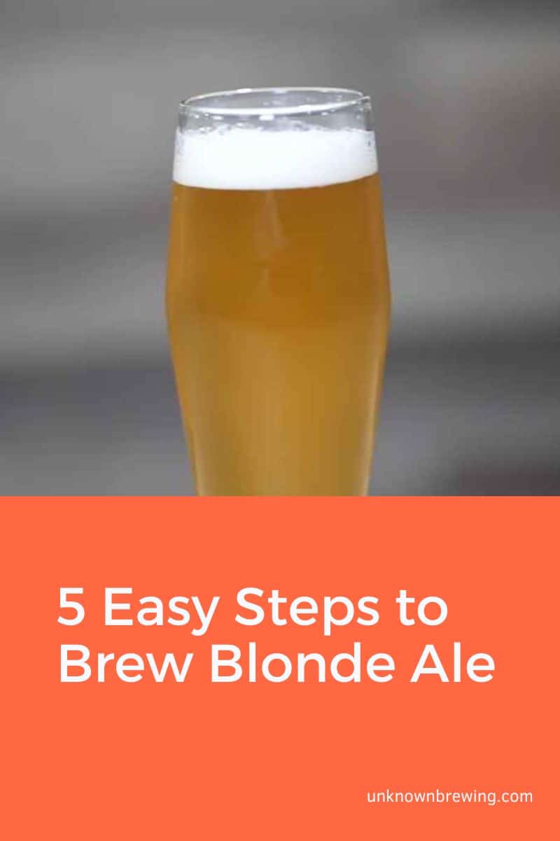 5 Easy Steps to Brew Blonde Ale