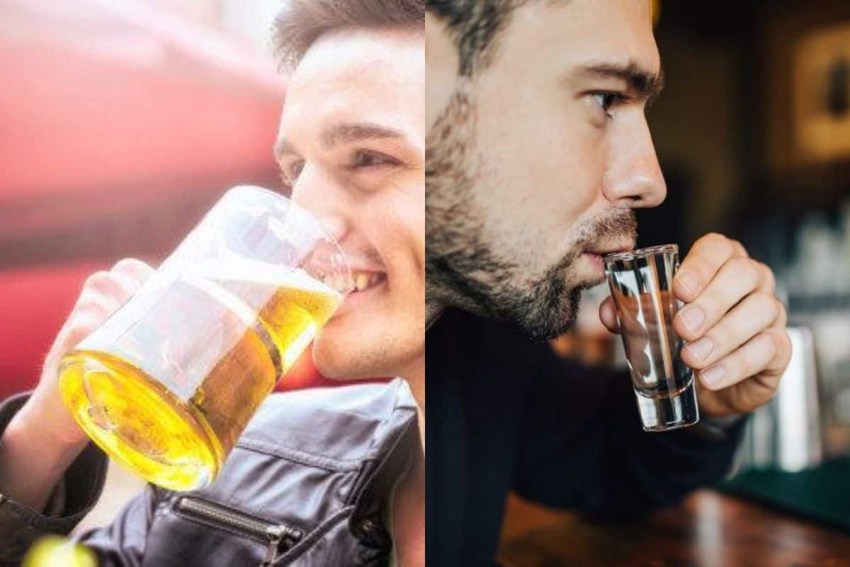 Beer vs. Vodka Taste