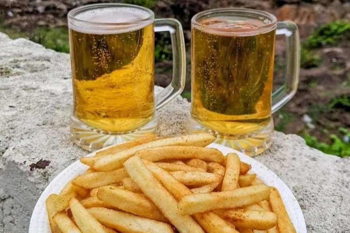 French Fries With Beer