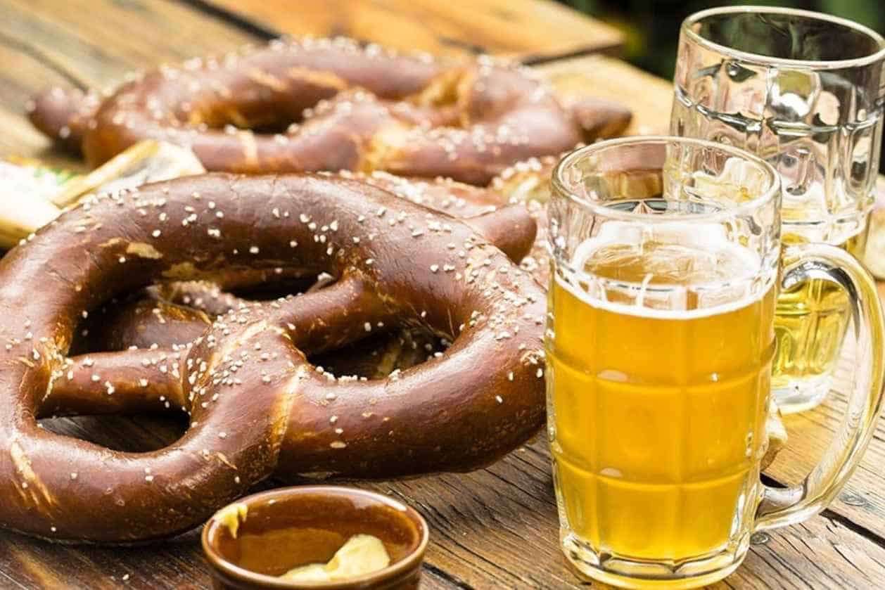 Pretzels With Beer