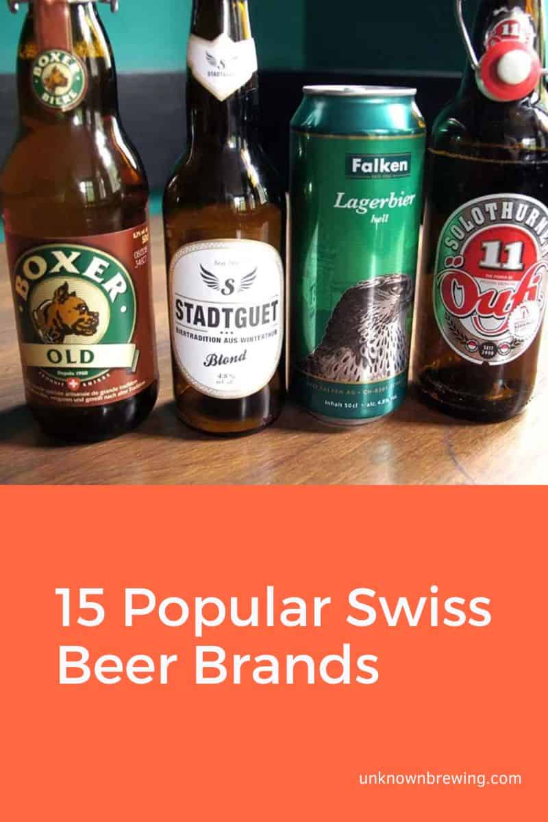 15 Popular Swiss Beer Brands