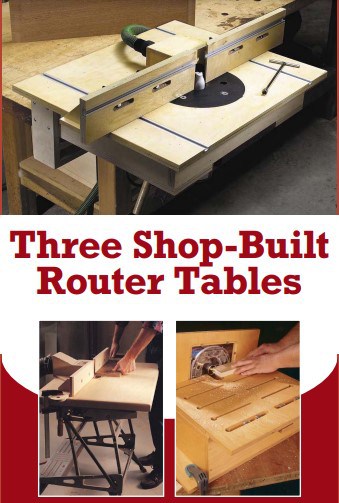 $50 DIY Router Table Plans for 3 Different Designs