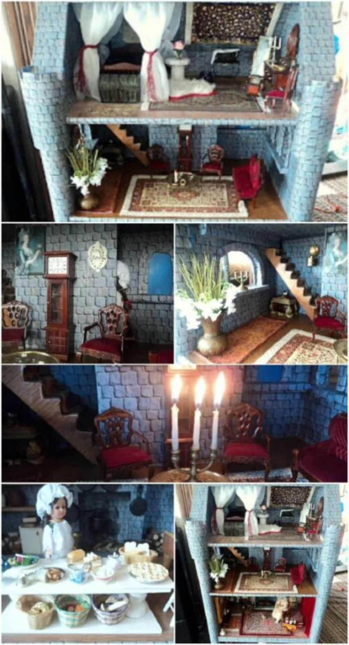 Adorable DIY Dollhouse From Old Dressers