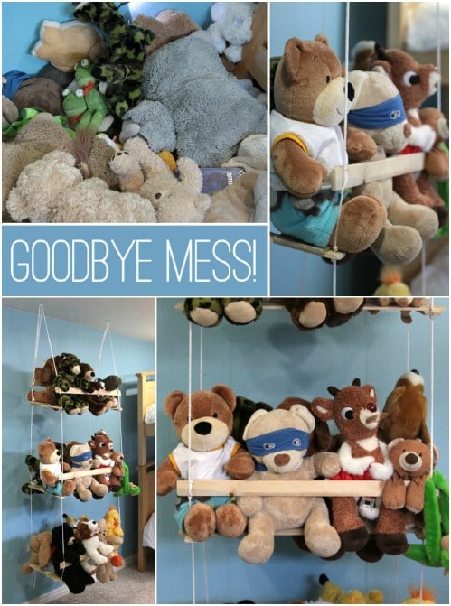 Adorable DIY Stuffed Animal Swing
