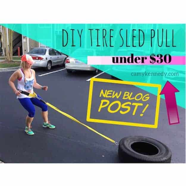 Affordable DIY Tire Sled Pull