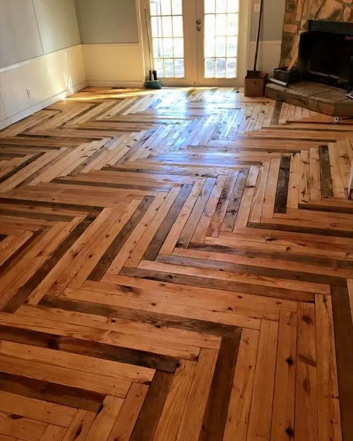Affordable Pallet Wood Flooring