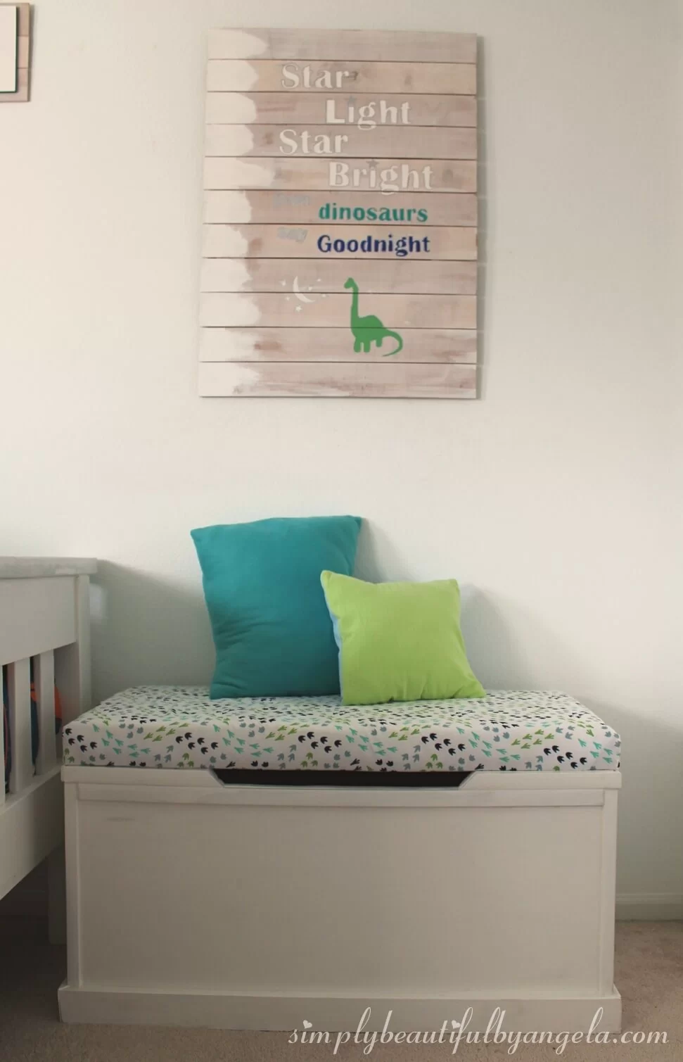 Attractive DIY Upholstered Toy Storage