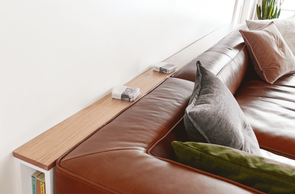 Behind The Sofa DIY Console Table