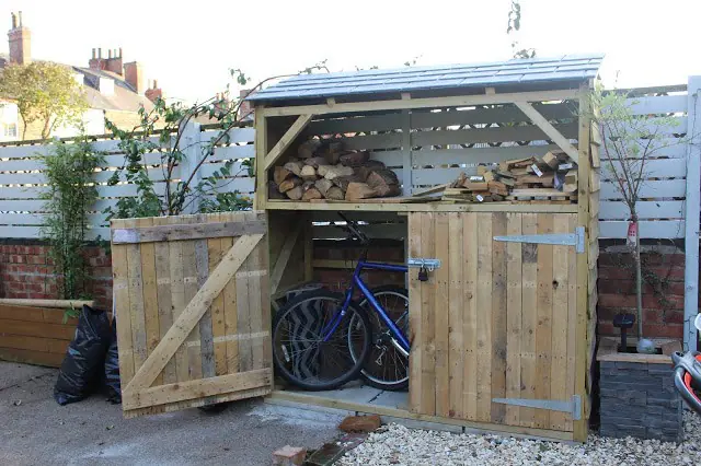 Bike Shed with Bonus Upper Storage
