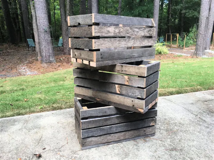 Build Wood Pallet Crates