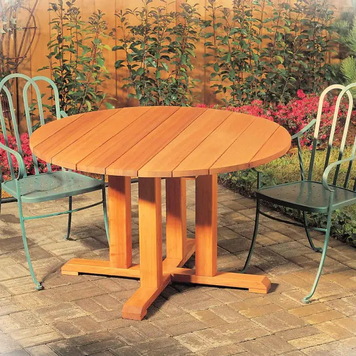 Build a Round Picnic Table
