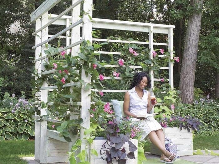 DIY Arbor and Benches
