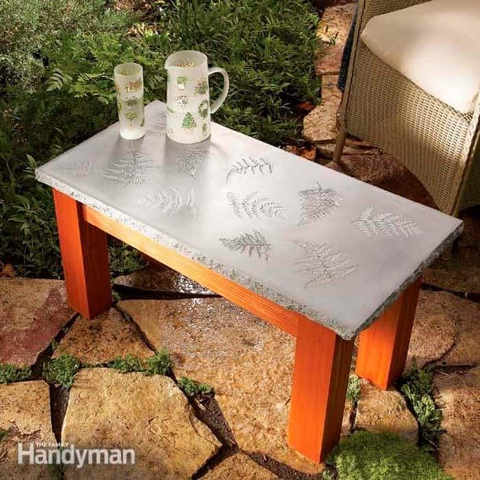 DIY Polished Concrete Table