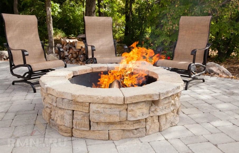 Build an Above-Ground Soapstone Fire Pit