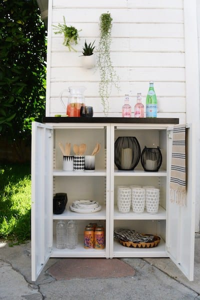 Build an Outdoor Buffet Cabinet