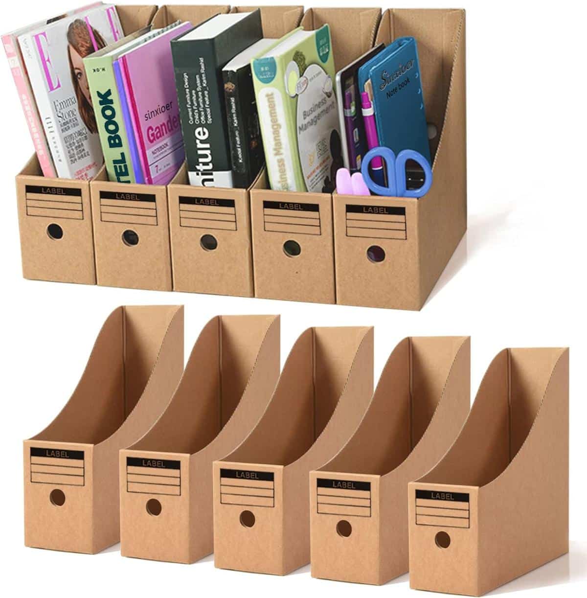Cardboard Magazine Holder
