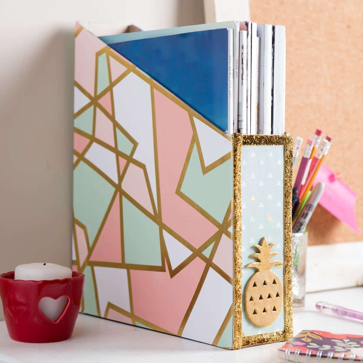 Cereal Boxes Magazine Holder
