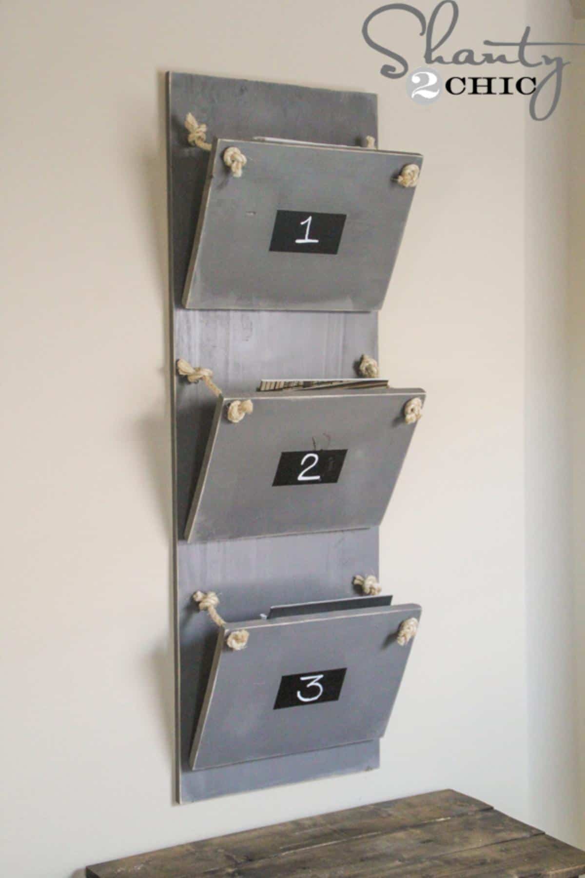 Chalkboard Magazine Holder
