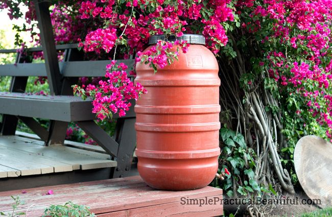 Constructing a Rain Barrel for Your Garden
