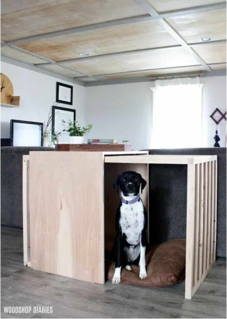 39 Creative DIY Dog Crate Ideas for Comfort and Style - Dog Soft Crate Replacement Diy Style