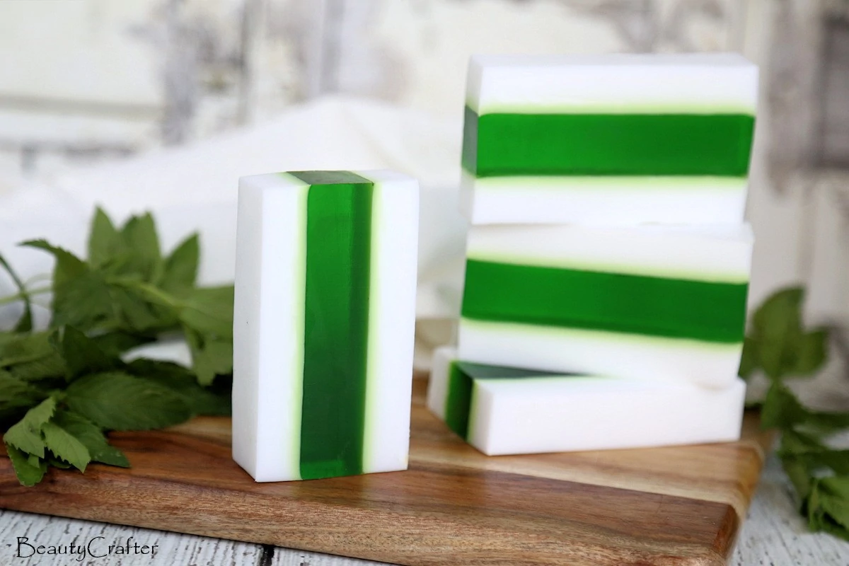 Creamy Mint Vanilla Soap from Beauty Crafter