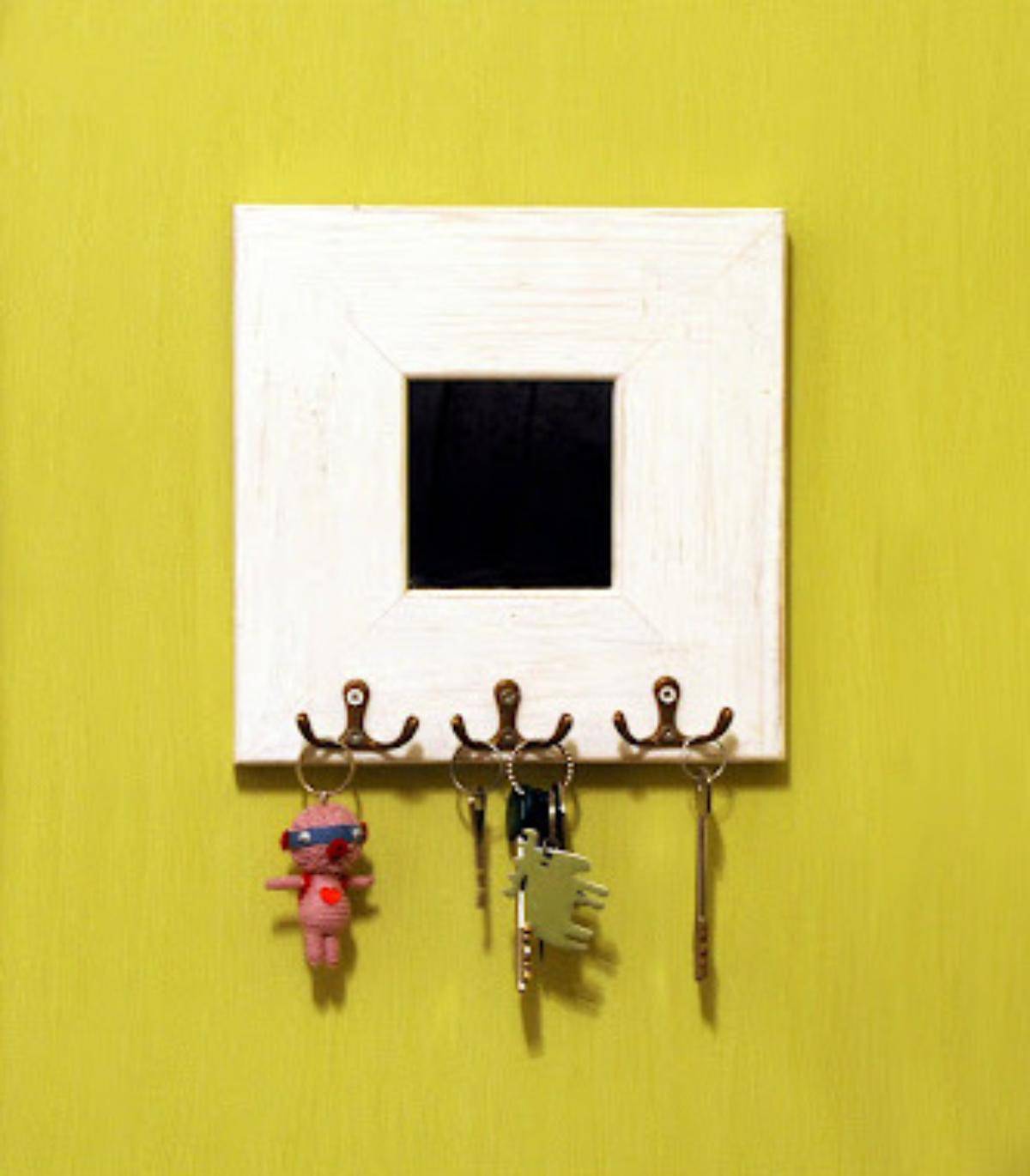 Create Your Own Key Holder Mirror