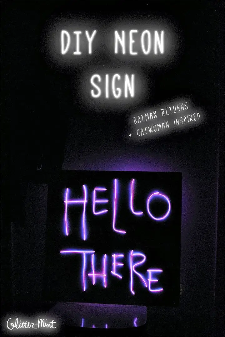 Create a Unique Neon Sign with EL Wire