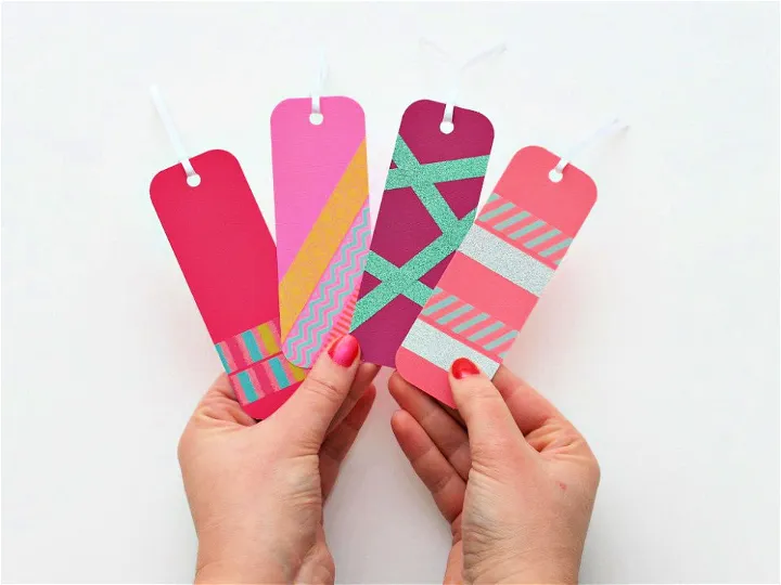 Creative Washi Tape Bookmarks