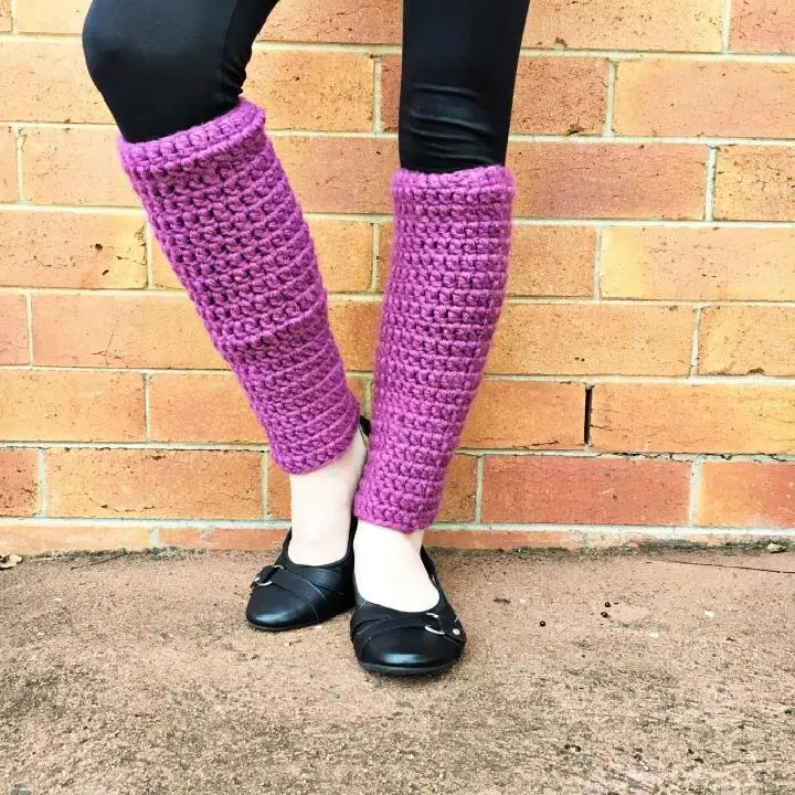 Crochet 80's Leg Warmers Pattern
